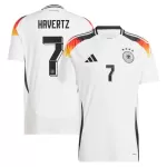 Günstige Deutschland Kai Havertz 7 Herrentrikot Heim EURO 2024 Kurzarm