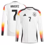 Günstige Deutschland Kai Havertz 7 Herrentrikot Heim EURO 2024 Langarm