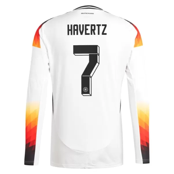 Günstige Deutschland Kai Havertz 7 Herrentrikot Heim EURO 2024 Langarm