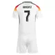 Günstige Deutschland Kai Havertz 7 Kindertrikot Heim EURO 2024 Kurzarm