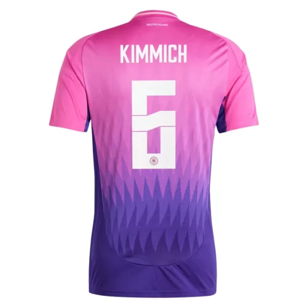 Günstige Deutschland Kimmich 6 Kindertrikot Auswärts EURO 2024 Kurzarm