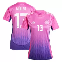 Günstige Deutschland Muller 13 Damentrikot Auswärts EURO 2024 Kurzarm Günstige Deutschland Muller 13 Damentrikot Auswärts EURO 2024 Kurzarm