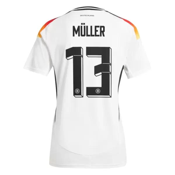 Günstige Deutschland Muller 13 Damentrikot Heim EURO 2024 Kurzarm