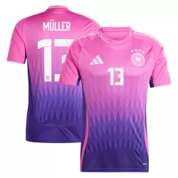 Günstige Deutschland Muller 13 Herrentrikot Auswärts EURO 2024 Kurzarm Günstige Deutschland Muller 13 Herrentrikot Auswärts EURO 2024 Kurzarm