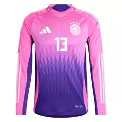 Günstige Deutschland Muller 13 Herrentrikot Auswärts EURO 2024 Langarm