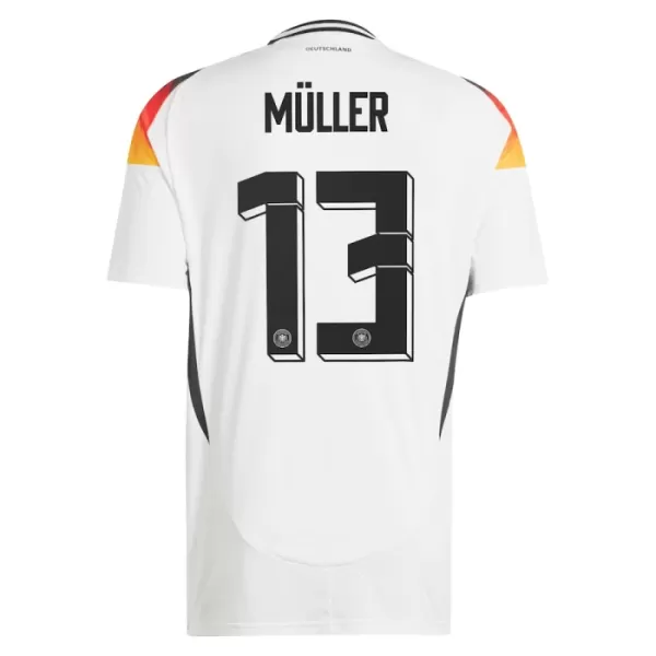 Günstige Deutschland Muller 13 Herrentrikot Heim EURO 2024 Kurzarm
