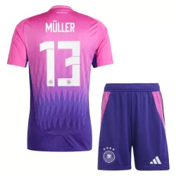 Günstige Deutschland Muller 13 Kindertrikot Auswärts EURO 2024 Kurzarm Günstige Deutschland Muller 13 Kindertrikot Auswärts EURO 2024 Kurzarm