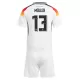 Günstige Deutschland Muller 13 Kindertrikot Heim EURO 2024 Kurzarm