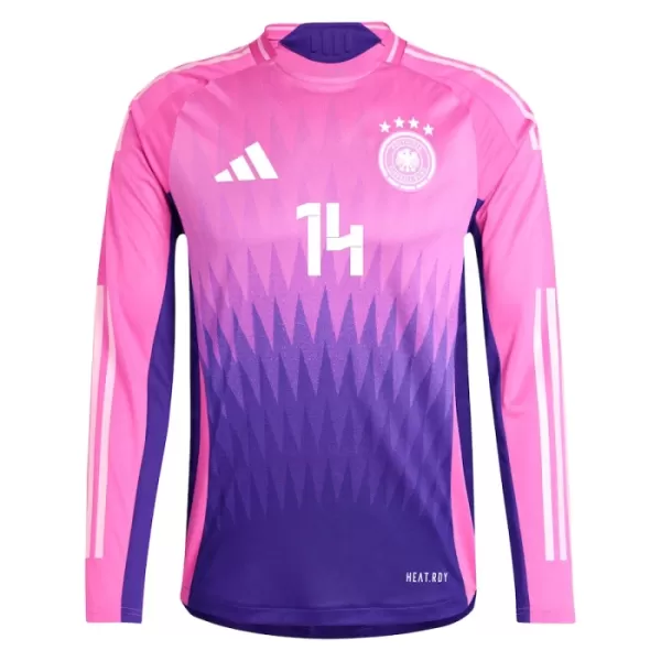 Günstige Deutschland Musiala 14 Herrentrikot Auswärts EURO 2024 Langarm