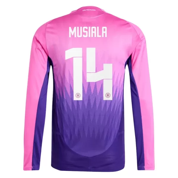 Günstige Deutschland Musiala 14 Herrentrikot Auswärts EURO 2024 Langarm