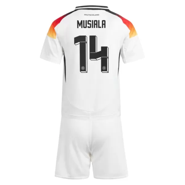 Günstige Deutschland Musiala 14 Kindertrikot Heim EURO 2024 Kurzarm