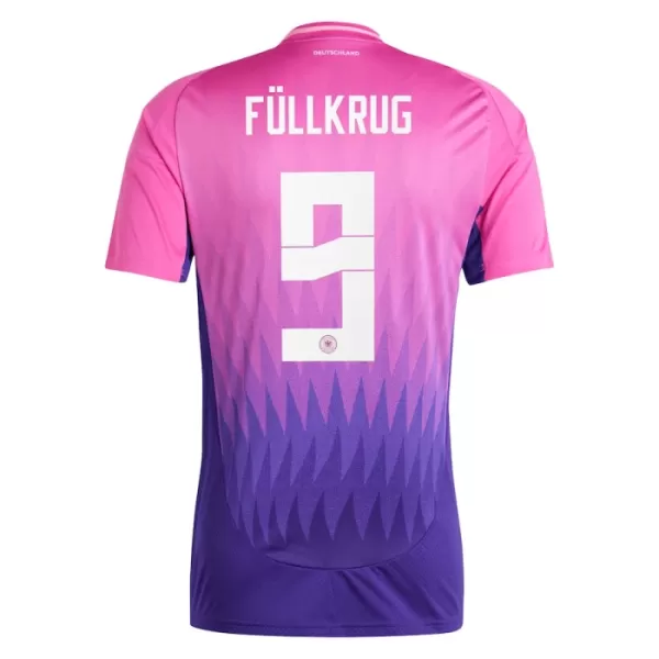 Günstige Deutschland Niclas Fullkrug 9 Kindertrikot Auswärts EURO 2024 Kurzarm