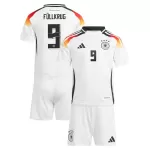 Günstige Deutschland Niclas Fullkrug 9 Kindertrikot Heim EURO 2024 Kurzarm