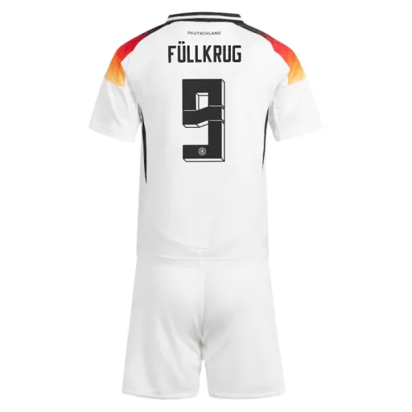 Günstige Deutschland Niclas Fullkrug 9 Kindertrikot Heim EURO 2024 Kurzarm