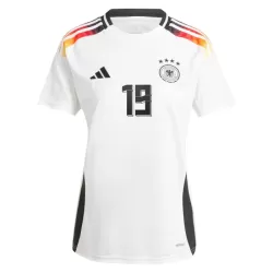 Günstige Deutschland Sane 19 Damentrikot Heim EURO 2024 Kurzarm