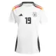 Günstige Deutschland Sane 19 Damentrikot Heim EURO 2024 Kurzarm
