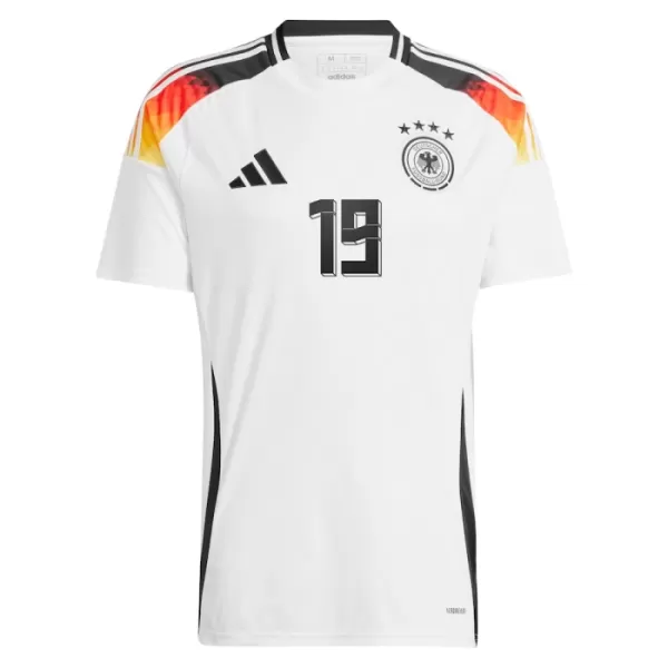 Günstige Deutschland Sane 19 Herrentrikot Heim EURO 2024 Kurzarm