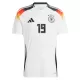 Günstige Deutschland Sane 19 Herrentrikot Heim EURO 2024 Kurzarm
