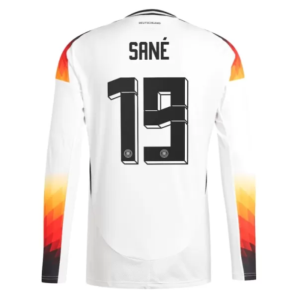 Günstige Deutschland Sane 19 Herrentrikot Heim EURO 2024 Langarm