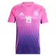 Günstige Deutschland Sane 19 Kindertrikot Auswärts EURO 2024 Kurzarm