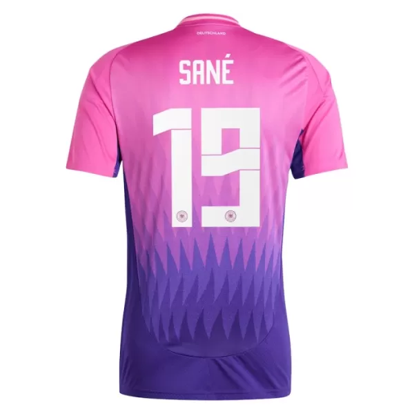 Günstige Deutschland Sane 19 Kindertrikot Auswärts EURO 2024 Kurzarm