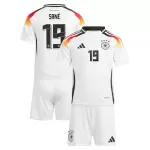 Günstige Deutschland Sane 19 Kindertrikot Heim EURO 2024 Kurzarm