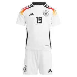 Günstige Deutschland Sane 19 Kindertrikot Heim EURO 2024 Kurzarm