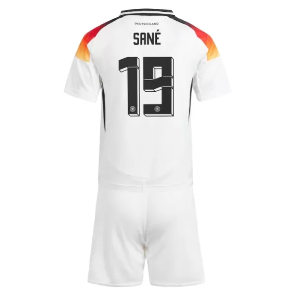 Günstige Deutschland Sane 19 Kindertrikot Heim EURO 2024 Kurzarm