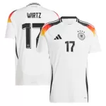 Günstige Deutschland Wirtz 17 Herrentrikot Heim EURO 2024 Kurzarm