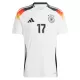 Günstige Deutschland Wirtz 17 Herrentrikot Heim EURO 2024 Kurzarm