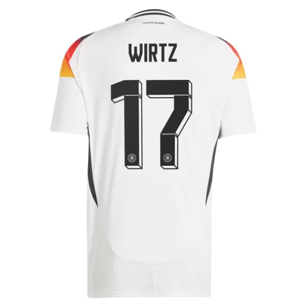 Günstige Deutschland Wirtz 17 Herrentrikot Heim EURO 2024 Kurzarm