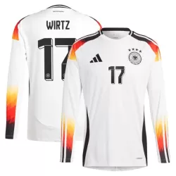 Günstige Deutschland Wirtz 17 Herrentrikot Heim EURO 2024 Langarm Günstige Deutschland Wirtz 17 Herrentrikot Heim EURO 2024 Langarm