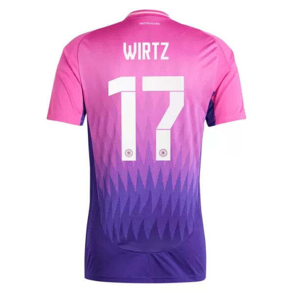 Günstige Deutschland Wirtz 17 Kindertrikot Auswärts EURO 2024 Kurzarm