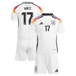 Günstige Deutschland Wirtz 17 Kindertrikot Heim EURO 2024 Kurzarm Günstige Deutschland Wirtz 17 Kindertrikot Heim EURO 2024 Kurzarm