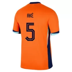 Günstige Niederlande Ake 5 Herrentrikot Heim EURO 2024 Kurzarm Günstige Niederlande Ake 5 Herrentrikot Heim EURO 2024 Kurzarm