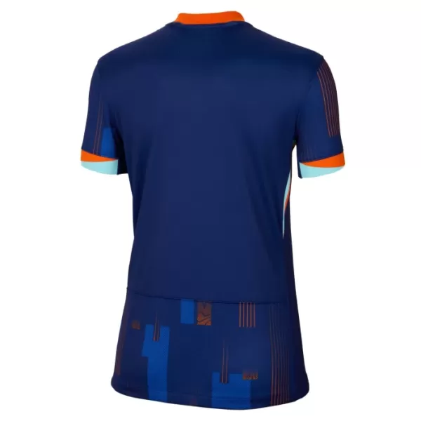 Günstige Niederlande Damentrikot Auswärts EURO 2024 Kurzarm