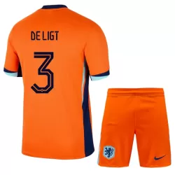 Günstige Niederlande De Ligt 3 Kindertrikot Heim EURO 2024 Kurzarm Günstige Niederlande De Ligt 3 Kindertrikot Heim EURO 2024 Kurzarm