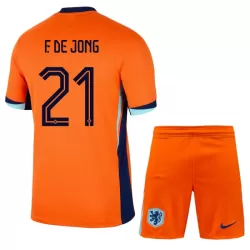 Günstige Niederlande Frenkie de Jong 21 Kindertrikot Heim EURO 2024 Kurzarm Günstige Niederlande Frenkie de Jong 21 Kindertrikot Heim EURO 2024 Kurzarm