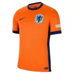 Günstige Niederlande Herrentrikot Heim EURO 2024 Kurzarm