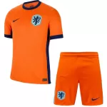 Günstige Niederlande Kindertrikot Heim EURO 2024 Kurzarm