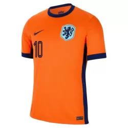 Günstige Niederlande Memphis 10 Herrentrikot Heim EURO 2024 Kurzarm