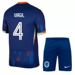 Günstige Niederlande Virgil 4 Kindertrikot Auswärts EURO 2024 Kurzarm Günstige Niederlande Virgil 4 Kindertrikot Auswärts EURO 2024 Kurzarm