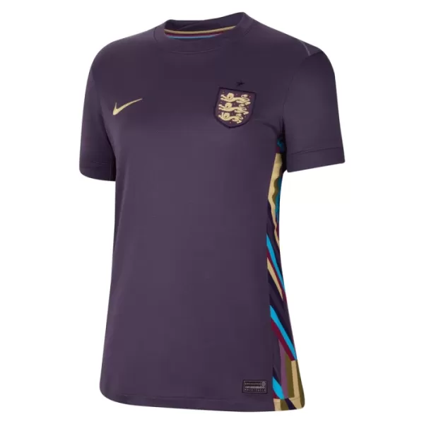Günstige England Damentrikot Auswärts EURO 2024 Kurzarm