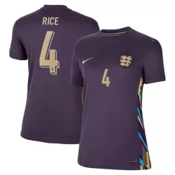 Günstige England Rice 4 Damentrikot Auswärts EURO 2024 Kurzarm Günstige England Rice 4 Damentrikot Auswärts EURO 2024 Kurzarm