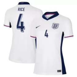Günstige England Rice 4 Damentrikot Heim EURO 2024 Kurzarm Günstige England Rice 4 Damentrikot Heim EURO 2024 Kurzarm