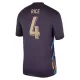 Günstige England Rice 4 Herrentrikot Auswärts EURO 2024 Kurzarm