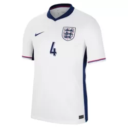 Günstige England Rice 4 Herrentrikot Heim EURO 2024 Kurzarm