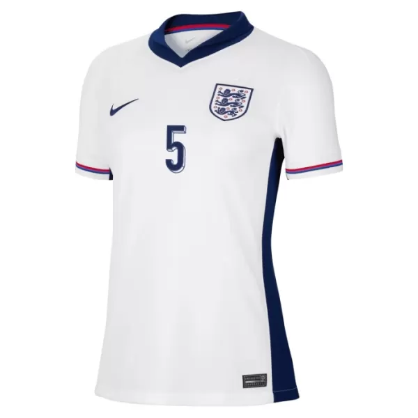 Günstige England Stones 5 Damentrikot Heim EURO 2024 Kurzarm