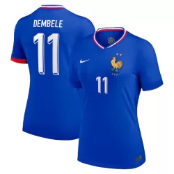 Günstige Frankreich Dembele 11 Damentrikot Heim EURO 2024 Kurzarm Günstige Frankreich Dembele 11 Damentrikot Heim EURO 2024 Kurzarm