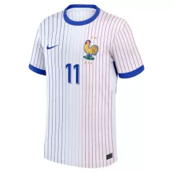 Günstige Frankreich Dembele 11 Herrentrikot Auswärts EURO 2024 Kurzarm